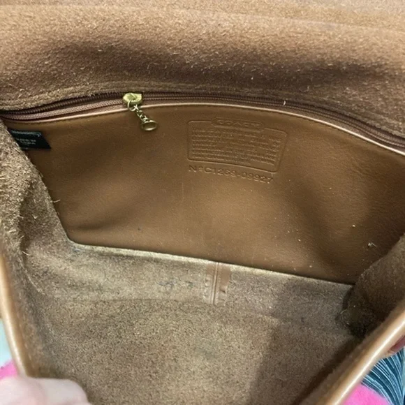 Coach vintage English tan leather reissue Willis bag 0 9927 - Picture 6 of 14